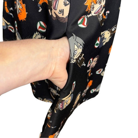 Hot Topic Haikyu Chibi Japanese Character Cosplay Anime Suspender Mini Skirt - Picture 8 of 12